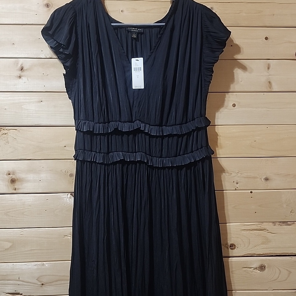 Current Air Sereia Pleated Midi Dress Size Small NWT